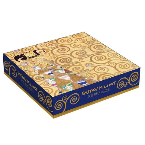 Klimt Expectation Puzzle, flat box from angle