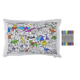 Doodle Dinosaur Pillowcase (with pens)