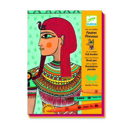 Egyptian Art - Felt Tip Art Set by Djeco