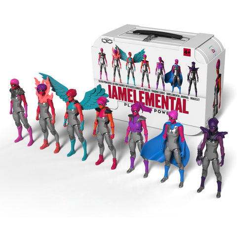 Series 1/Courage Lunchbox with 7 Action Figures - IAmElemental