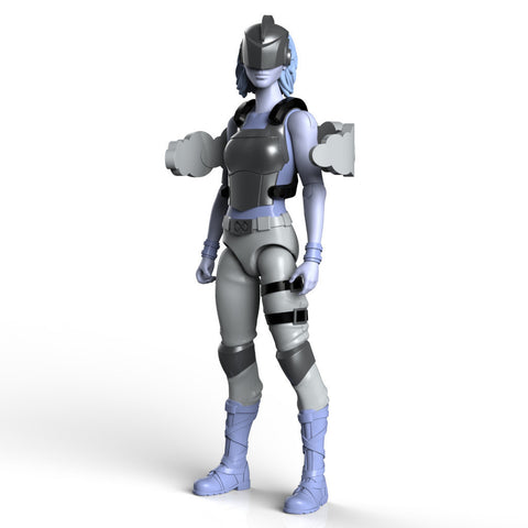 Oblivion Action Figure - IAmElemental - Series II / Wisdom, posed