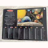 Solar system M & D puzzle map