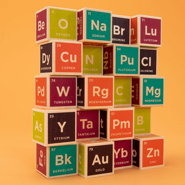 Periodic Table Elemental Blocks By Uncle Goose After Alice Gifts