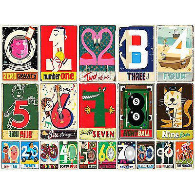 Numbers Jigsaw Puzzle - Paul Thurlby out of the box