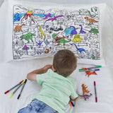 Doodle Dinosaur Pillowcase (with pens)