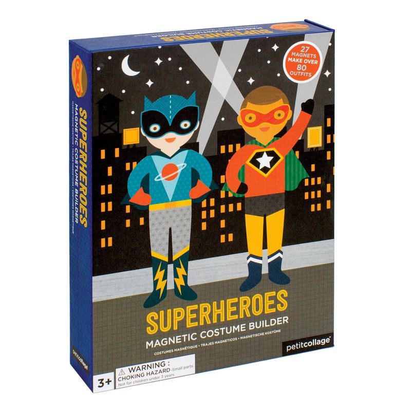 Superheroes - Magnetic Costume Builder, front of box