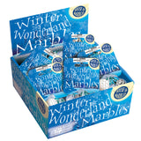 Net Bag Marbles - Winter Wonderland, in counter top box