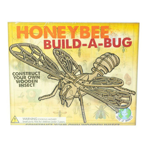 Wooden Build-A-Bug Kit, packaging honeybee