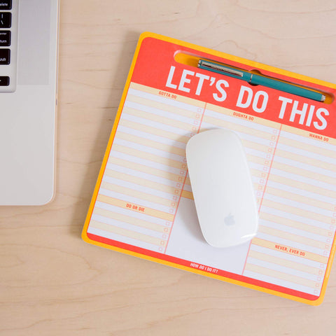 Let's Do This - Pen-to-Paper Deskpad/Mousepad