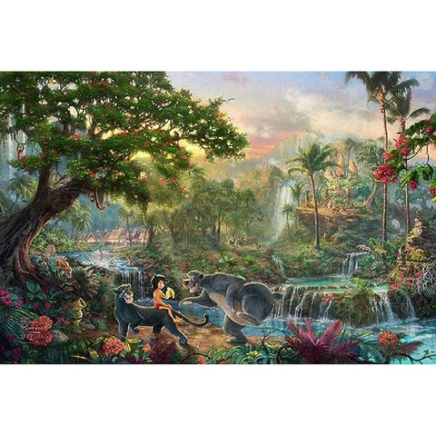 The Jungle Book - Thomas Kinkade Jigsaw Puzzle , scene 