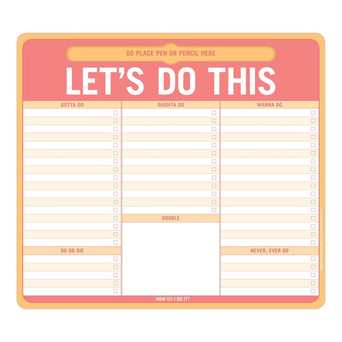 Let's Do This - Pen-to-Paper Deskpad/Mousepad