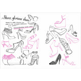 Make it Fashion - Activity Book, shoes glorious shoes page