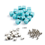 Alphabet Beads (Silver) , beads out of box