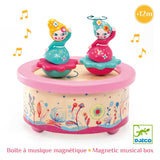 Flower Melody Magnetic Musical Box, out of box with Djeco text added