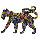 Panther Puzzle by Djeco, completed unboxed