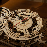 DIY Owl Clock, close up of dial 