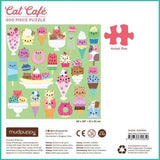 Cat Café Puzzle - 500 pieces, back of box