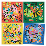 Abstract - Inspired By Kandinsky, 4 finished designs