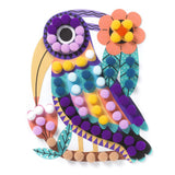 Shapes & Bobbles, sample finished bird