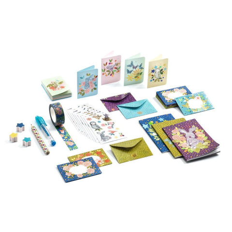Elodie Mini Stationery Box, contents unboxed