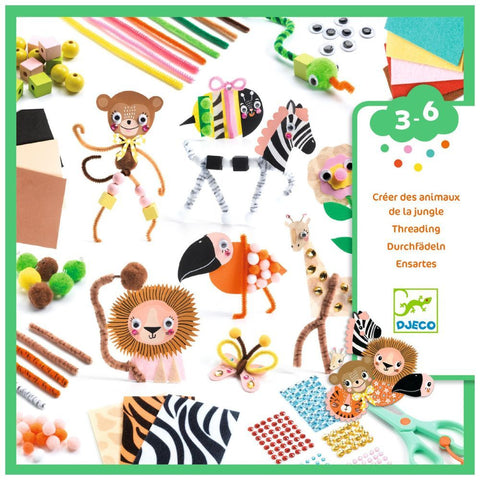 Jungle Animal Crafts Kit, front of box