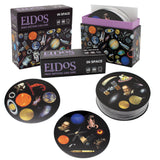 Eidos - In Space (The Image Matching Card Game)m open box with cards showing 