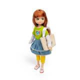 Planet Rescuer Lottie Doll, unboxed, with bag