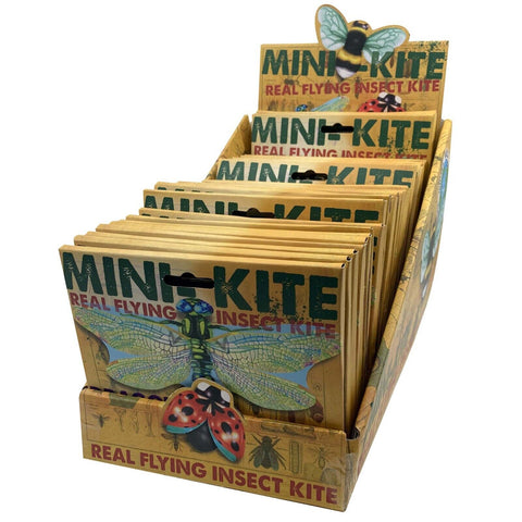 Mini Flying Insect Kites, boxed in selection pack