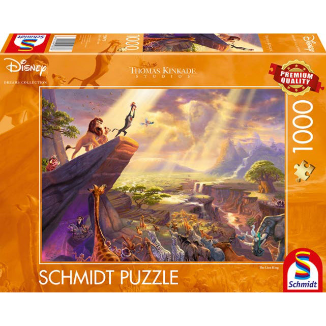 The Lion King - Thomas Kinkade Jigsaw Puzzle , boxed