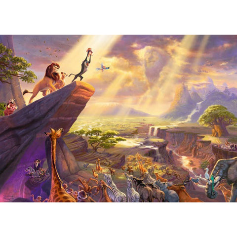 The Lion King - Thomas Kinkade Jigsaw Puzzle , full scene