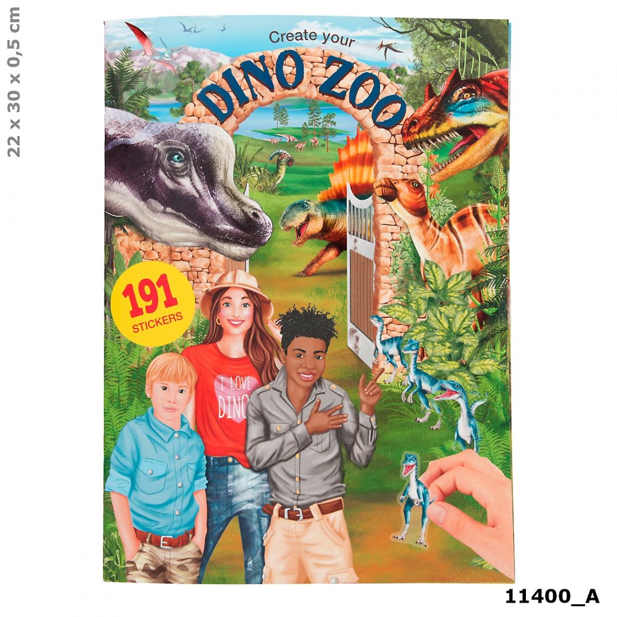 Create Your Dino Zoo Sticker Book After Alice Gifts for Girls