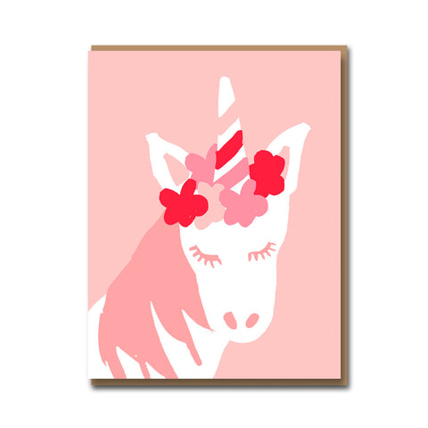 Unicorn Greetings Card