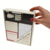 Personal Library kit (boxed) with hand to show size