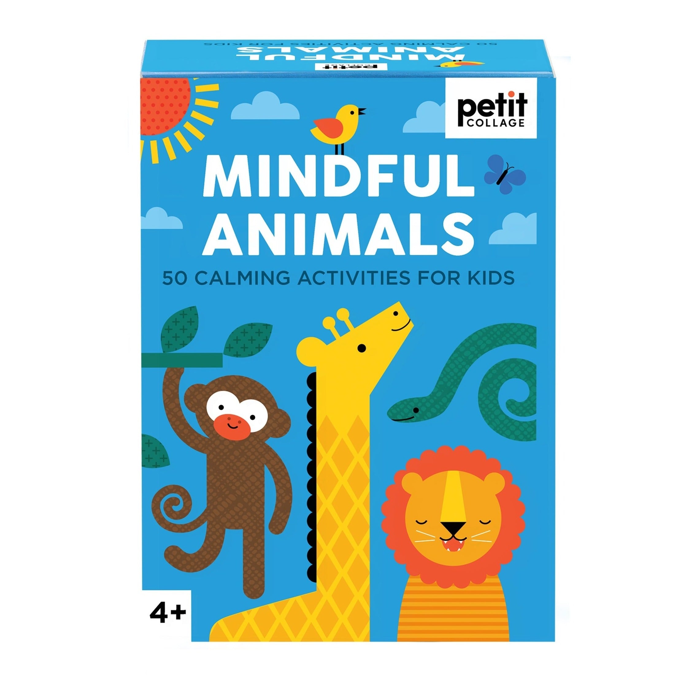 Mindful Animals: 50 Calming Activities For Kids, boxed, white background 