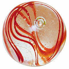 Lustered Spaghetti Enormous Marble 50mm (assorted colours)