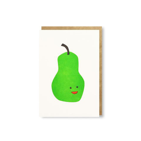 Pear Greetings Card