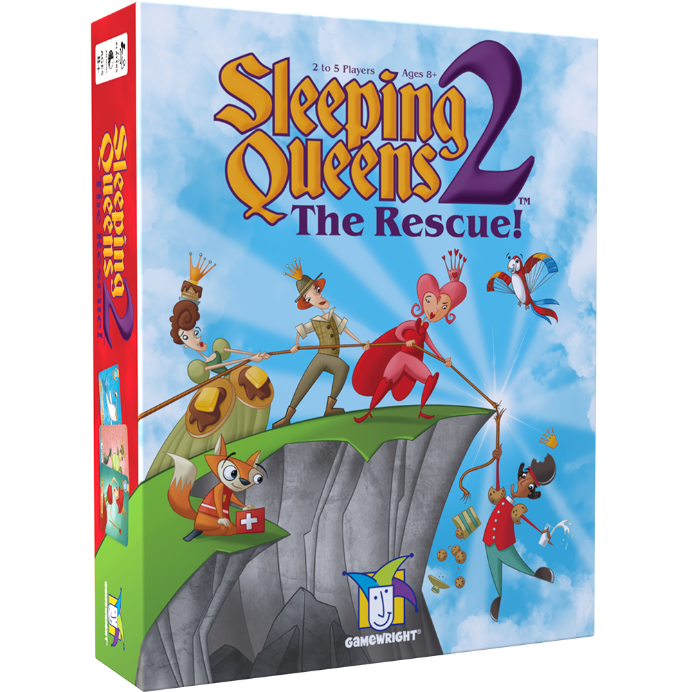 Sleeping Queens 2 - The Rescue, slight angle front of box