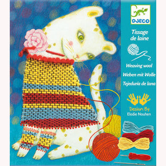 Woolly Jumper - Weaving With Wool by Djeco, front of box 
