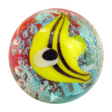 Handmade Aquarius Marble 22mm, angel tropical fish