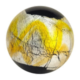 Handmade Constellation Marble 22mm, yellow