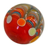 Handmade Big Top Marble (small) in red