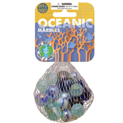 Net Bag Marbles - Oceanic