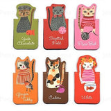 Cool Cats Magnetic Bookmarks out of packet