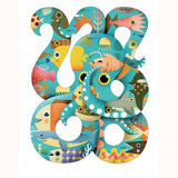 Octopus Puzzle by Djeco, unboxed and complete 