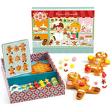 Gingerbread Shop by Djeco, open box and contents displayed