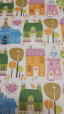 Houses wrapping paper