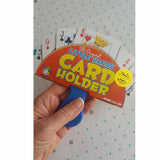 Little Hands Card Holder, being held by adult hand 