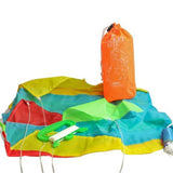 Mini Pocket Kite, orange bag unwrapped