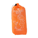 Mini Pocket Kite, orange bag wrapped kite