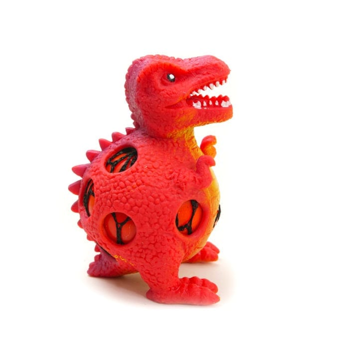 Squish-a-saurus - Squeezy Stress Dinosaur T-Rex red